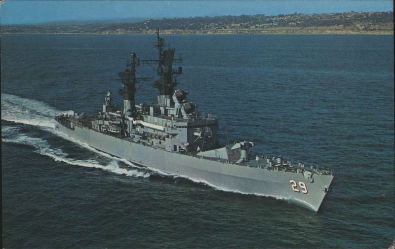 U.S.S. JOUETT (DLG-29) at Sea Ships
