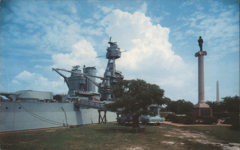 Texan Monuments: U.S.S. Texas & San Jacinto, Houston