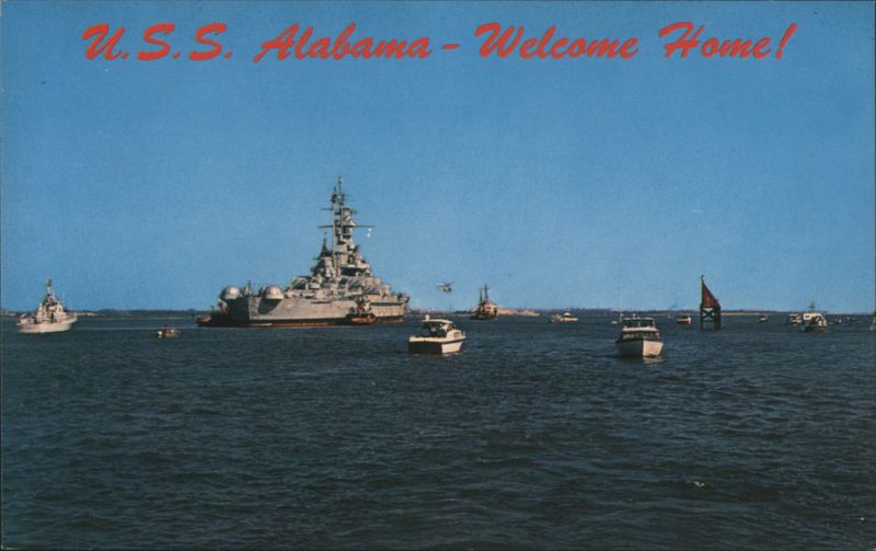 USS Alabama - Welcome Home! World War II