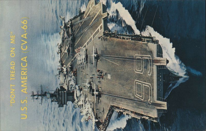USS AMERICA (CVA-66) Attack Aircraft Carrier Ships
