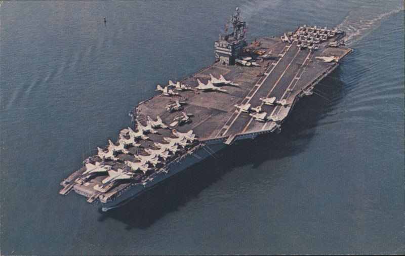 U.S.S. John F. Kennedy (CVA-67) Aircraft Carrier Ships
