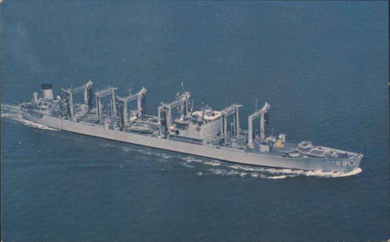 U.S.S. Canisteo (AO-99) at Sea Ships