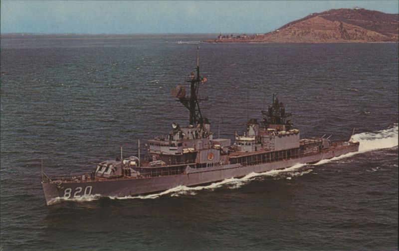 U.S.S. RICH (DD-820) off Point Loma, San Diego California