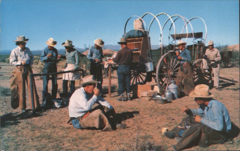 Hungry Cowboys Lunch at Chuck Wagon Western Ways Cowboy Western