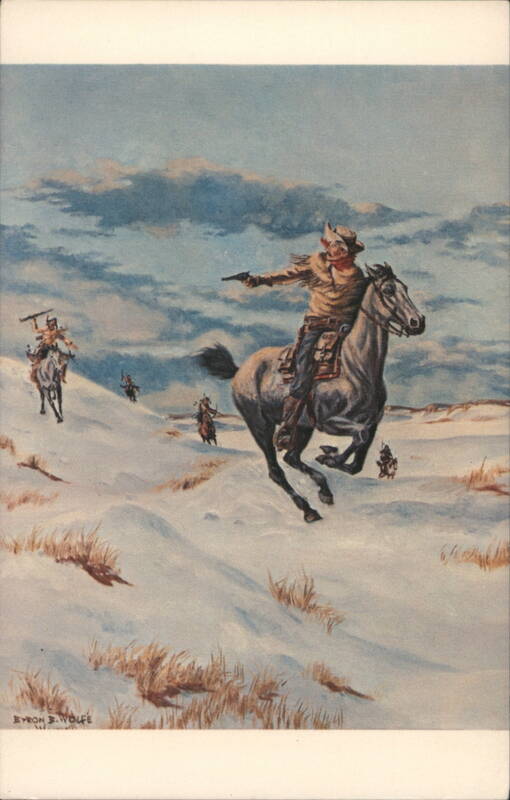 Too Cold to Lose Your Hair, Pony Express Rider Byron B. Wolfe