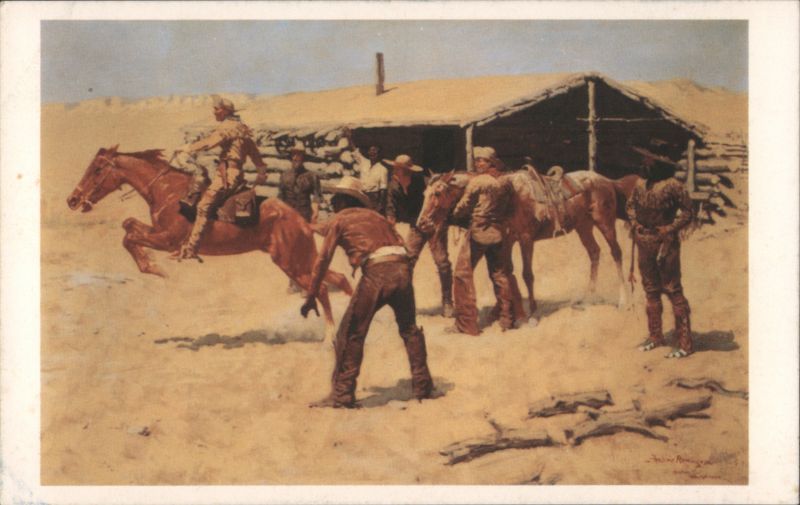 The Coming and Going of the Pony Express, Frederic Remington