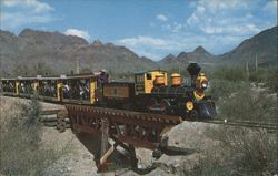 Old Tucson R.R. Train, Old Tucson, AZ Postcard