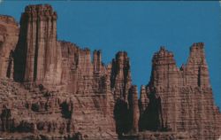 Fisher Towers, near Moab, Utah Postcard