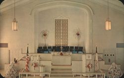 Trinity Methodist Church Interior, De Land, FL Postcard