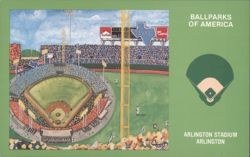 Arlington Stadium, Ballparks of America Series Postcard