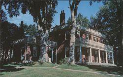 Colonel Black Mansion, Ellsworth, ME Postcard