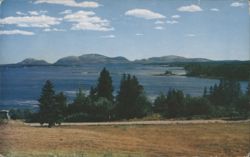 Mt. Desert Island, Frenchman's Bay from Mainland, ME Postcard