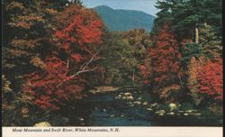 Moat Mountain & Swift River, White Mountains, NH Postcard