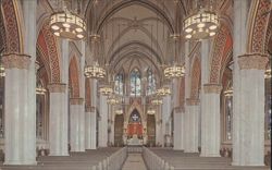 Interior of Cathedral of St. Helena, Helena, MT Postcard