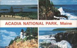 Acadia National Park, Maine - Multi-View Postcard