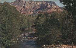 Oak Creek Canyon and Wilson Mountain, Sedona, AZ Postcard