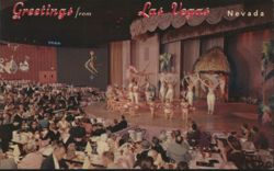 Venus Room Show, Hotel New Frontier, Las Vegas Postcard
