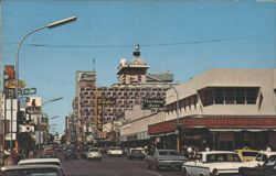 Fremont Street, Las Vegas, Nevada Postcard
