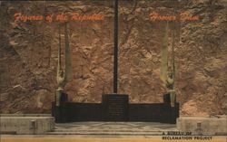 Figures of the Republic, Hoover Dam Postcard