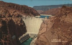 Hoover Dam, Nevada-Arizona Postcard