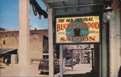 The Old Original Bucket of Blood Saloon, Virginia City Postcard