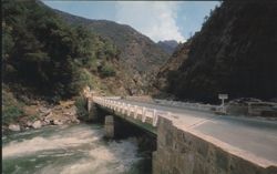 Kings River Bridge, Boyden Caves, Kings Canyon National Park Postcard