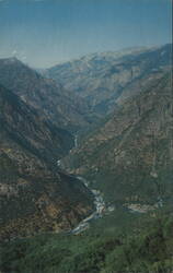 Middle Fork of the Kings River, Kings Canyon National Park Postcard