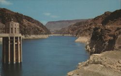 Lower Basin from Hoover Dam, Nevada-Arizona Postcard