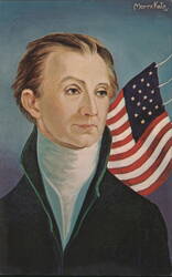 James Monroe, 5th U.S. President by Morris Katz Postcard
