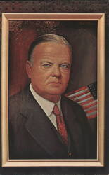 Herbert Clark Hoover, 31st U.S. President, by Morris Katz Postcard