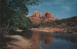 Court House Rock, Baldwins Crossing, Oak Creek Canyon Postcard