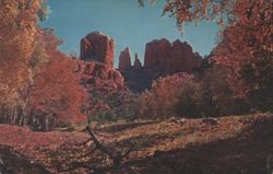 Courthouse Rock, Oak Creek Canyon, Arizona Postcard