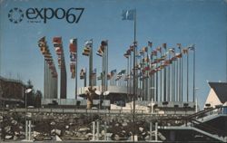Expo 67, United Nations Pavilion, Montreal Postcard