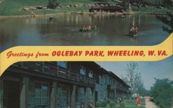 Greetings from Oglebay Park, Wheeling, WV Postcard