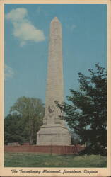 The Tercentenary Monument, Jamestown, Virginia Postcard