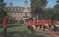 The Queen's Guard, College of William and Mary, Williamsburg Postcard