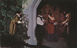 Lady Rebecca at the Court of King James I, Wax Museum Postcard