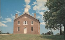 Brentsville Courthouse, Manassas, Virginia Postcard