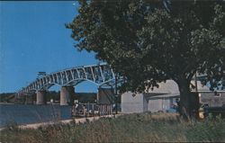 George P. Coleman Bridge, Gloucester Point, VA Postcard
