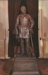 Statue of Robert E. Lee, Virginia State Capitol, Richmond Postcard
