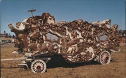 Circus World Museum Parade Wagon, Baraboo, WI Postcard
