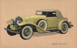 1933 Stutz Automobile, Museum of Automobiles Postcard