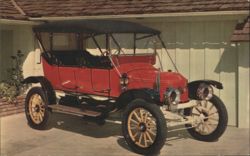 1913 Stanley Steamer, Guy Schmidt Cadillac-Oldsmobile Postcard