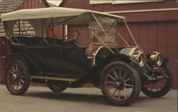 1911 Overland, Studebaker Service Notice, Wellsville Postcard