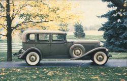 1932 Auburn Model 12-160A Sedan Postcard