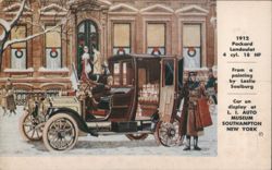 1912 Packard Landaulet, Long Island Auto Museum Postcard