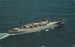 SS President Roosevelt, American President Lines Postcard