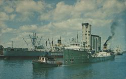 Green Bay Harbor, Wisconsin Postcard