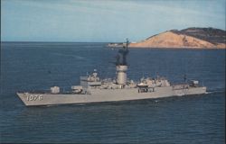 USS Fanning (DE-1076) Ocean Escort Destroyer Postcard