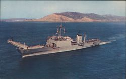 USS Tuscaloosa (LST-1187) Landing Ship Tank Postcard
